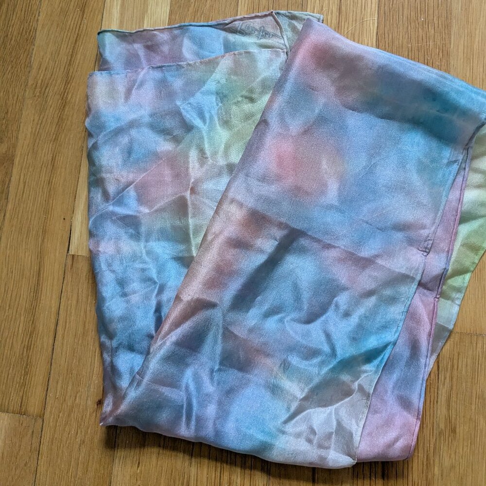 Multi color pastel scarf